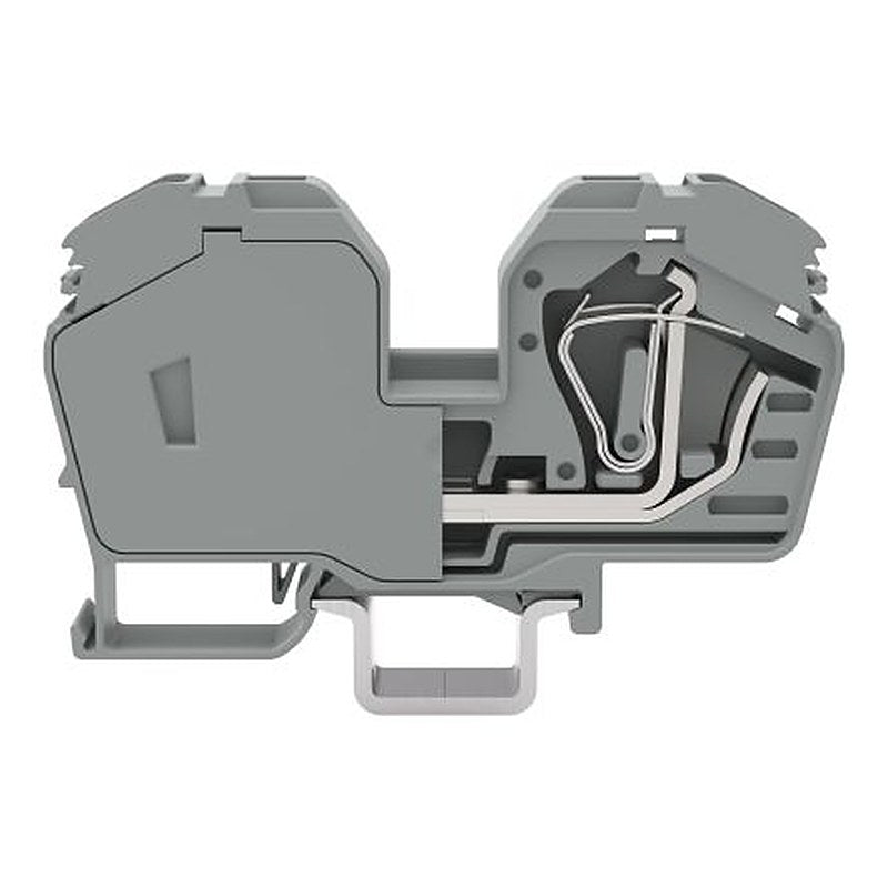 WAGO 285-635-1 285 Series Terminal Block Grey, 35mm², 2-Level, Cage Clamp