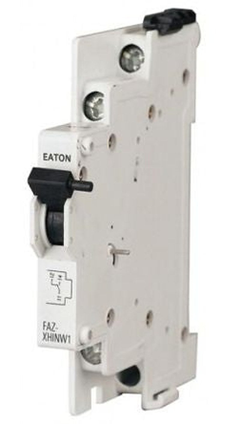 Eaton Auxiliary Contact, 1 Contact, 1 CO, FAZ, Top Hat Rail, 500 A, 240V ac, 286055 FAZ-XHINW1