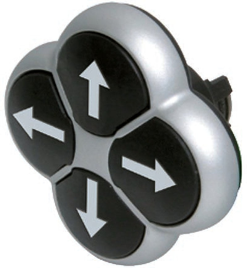 Eaton RMQ Titan M22 Series Black Momentary Push Button Head, 22.5 mm Cutout, IP66