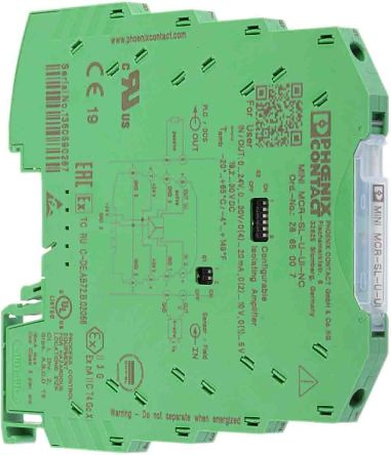 Phoenix Contact MINI MCR Series Signal Conditioner, Voltage Input, Current/Voltage Output, 24V dc Supply, Div 2, Groups