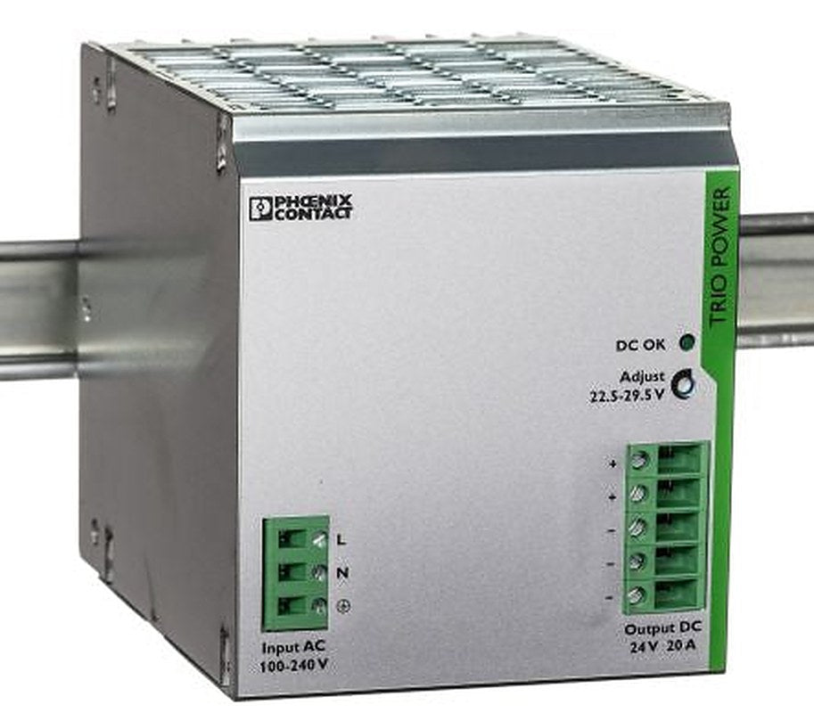 Phoenix Contact TRIO POWER Switched Mode PSU 264V ac AC Input 29.5V dc, 20 A Output DC 480 W