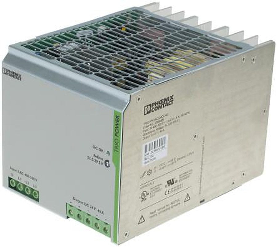 Phoenix Contact TRIO POWER Switched Mode DIN Rail Power Supply 575V ac, 575 V ac AC Input 29.5V, 40 A Output DC 960 W