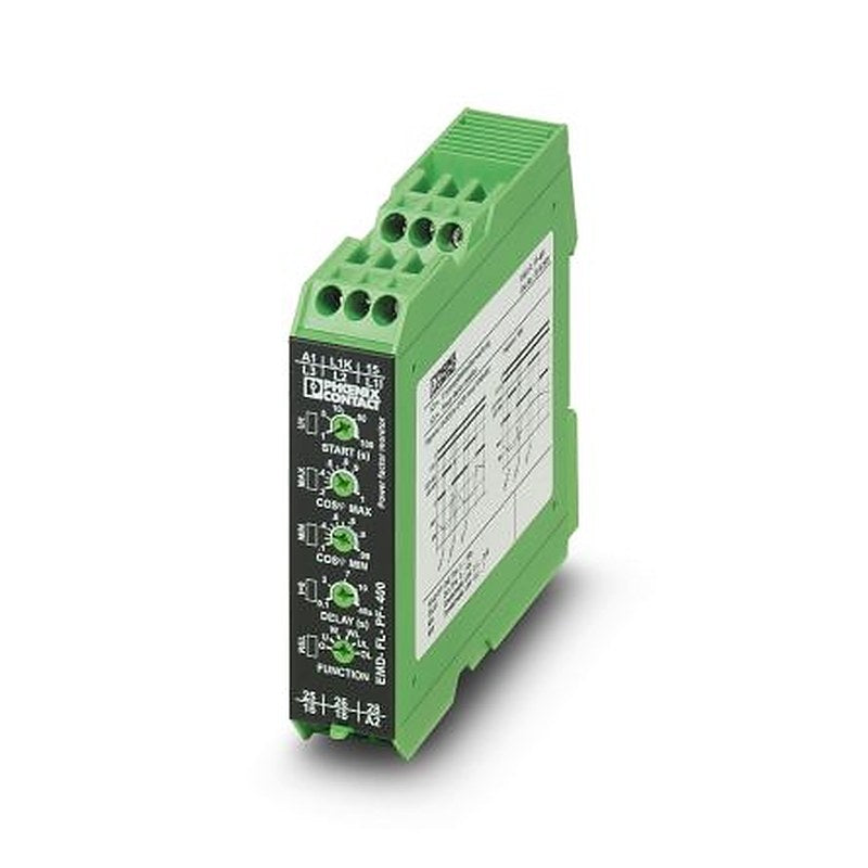 Phoenix Contact Monitoring Relay, 3 Phase, 250 V ac Monitor Range, 2 CO, DIN Rail, 24V ac, 240 V ac 24 to 240 V dc