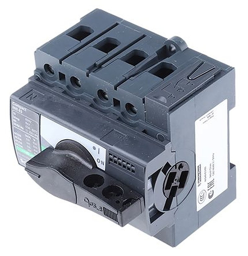 Schneider Electric 4-Pole Surface Isolator Switch -, IP40, 63A, 22 kW