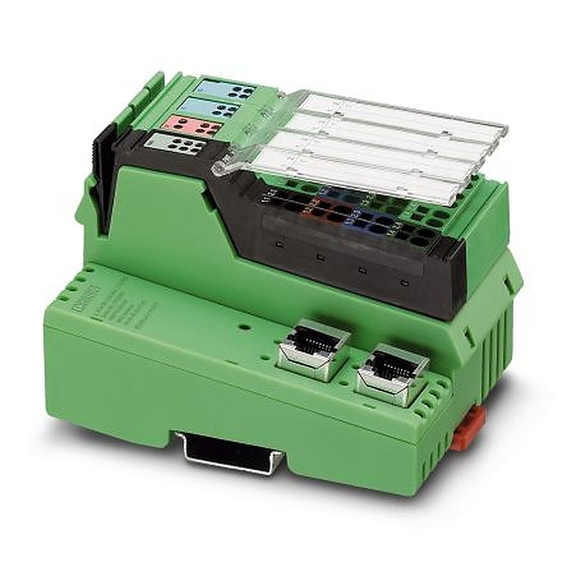 Phoenix Contact IL EIP BK DI8 DO4 2TX-PAC Series Bus Coupler for Use with EtherNet/IP Protocol