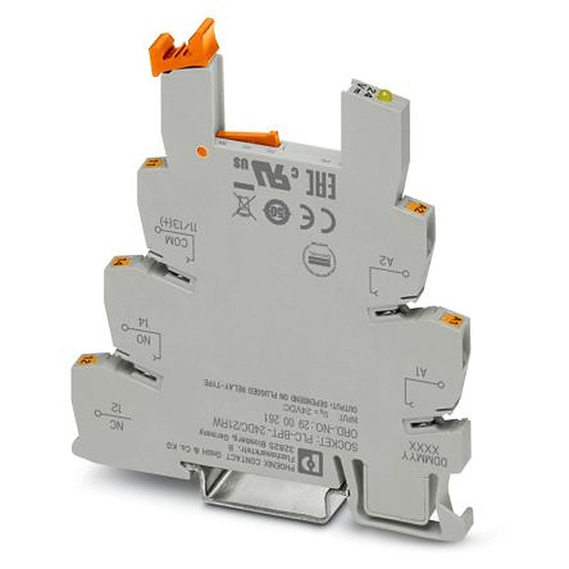 Phoenix Contact PLC-BPT24DC/21RW DIN Rail Relay Socket