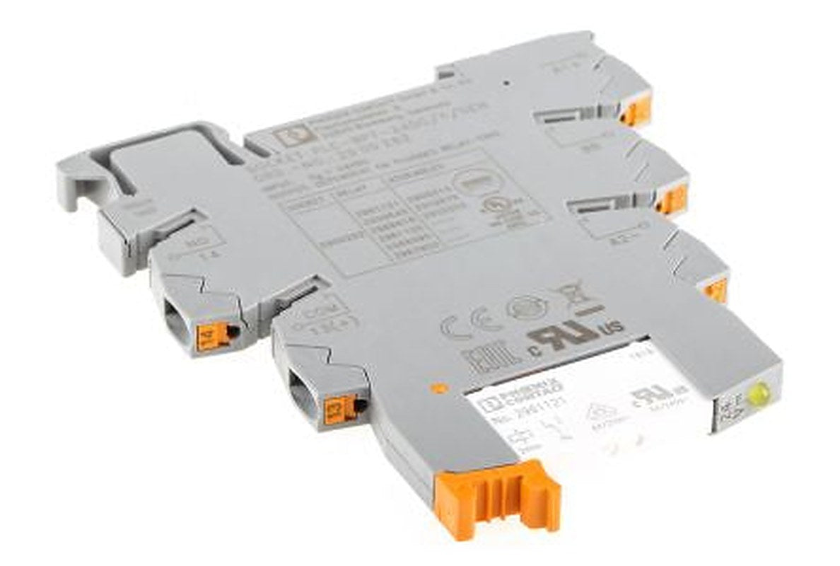 Phoenix Contact PLC-RPT- 24DC/1AU/SEN Series Interface Relay, DIN Rail, 24V dc Coil, SPST, 9mA