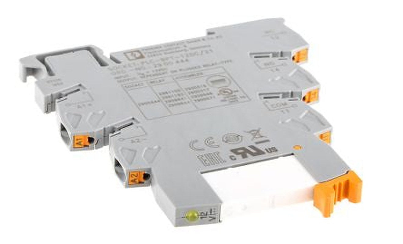 Phoenix Contact PLC-RPT- 12DC/21 Series Interface Relay, DIN Rail, 12V dc Coil, SPDT, 15.3mA