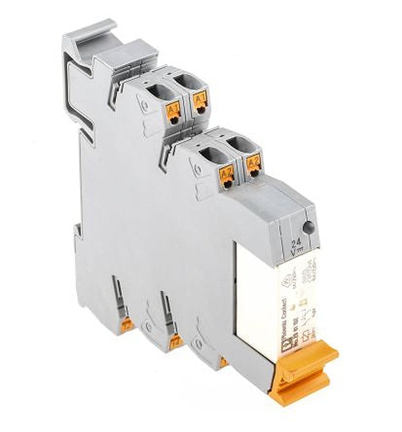 Phoenix Contact PLC-RPT- 24DC/21-21 Series Interface Relay, DIN Rail, 24V dc Coil, DPDT, 18mA