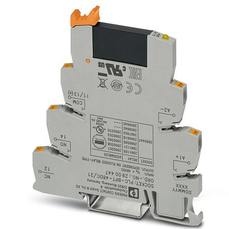 Phoenix Contact PLC-OPT- 48DC/ 48DC/100 Solid State Relay, Control:48V dc DIN Rail Push-in