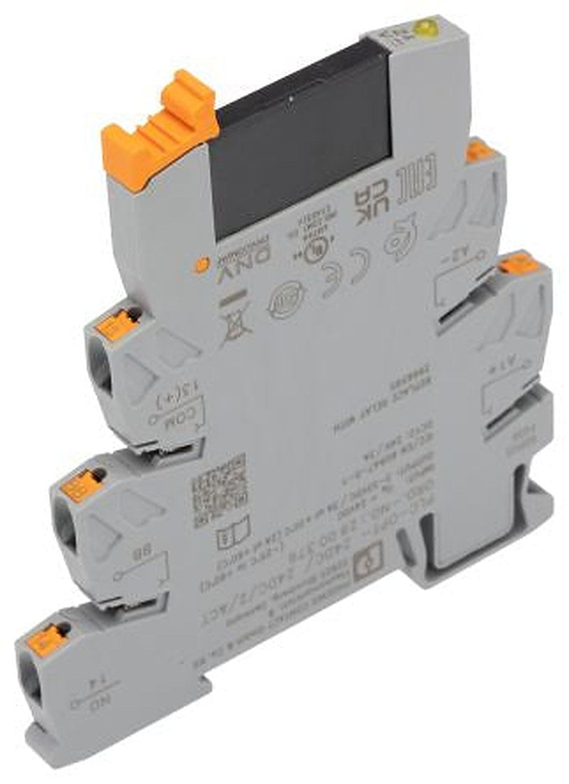 Phoenix Contact PLC-OPT- 24DC/ 24DC/2/ACT Solid State Interface Relay DIN Rail Push-in