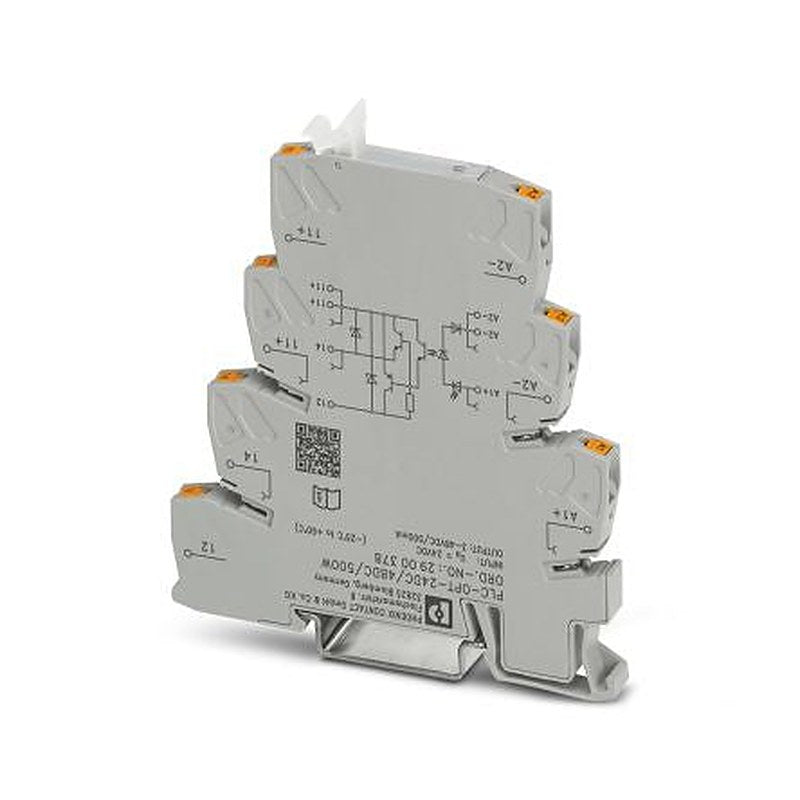 Phoenix Contact PLC-OPT Series Solid State Relay, 500 mA Load, DIN Rail Mount, 48 V dc Load, 28.8V dc Control