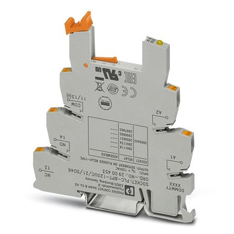Phoenix Contact PLC-BPT-120UC/21/SO46 DIN Rail Relay Socket