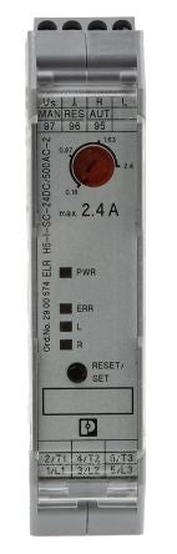 Phoenix Contact ELR H5-I-SC- 24DC/500AC-2 Motor Starter, Reversible, 550V ac, 1 kW, 3 Phase, IP20