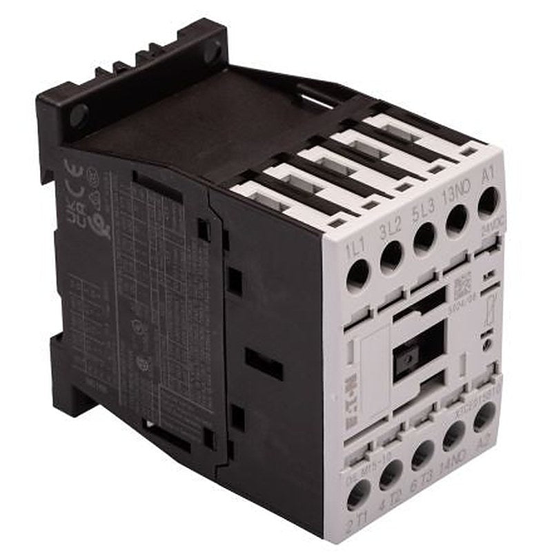 Eaton DILM Contactor, 24V dc Coil, 3-Pole, 15 A, 7.5 kW 24V dc, 3 NO, 400V ac