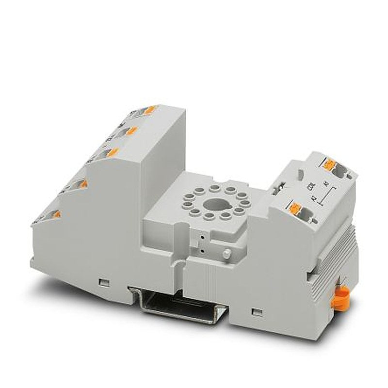 Phoenix Contact RIF-3-BPT/3X21 3 Way 250V ac/dc DIN Rail Relay Base, for use with RIF-3 Relay Base