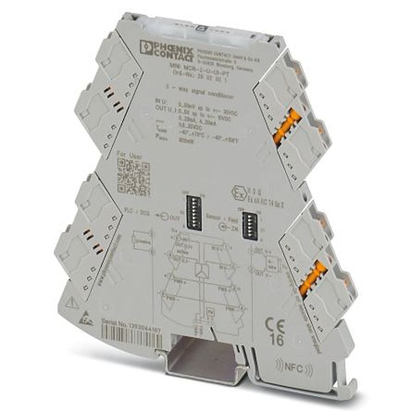 Phoenix Contact MACX MCR Series Signal Conditioner, Voltage Input, Current/Voltage Output, 24V dc Supply, ATEX