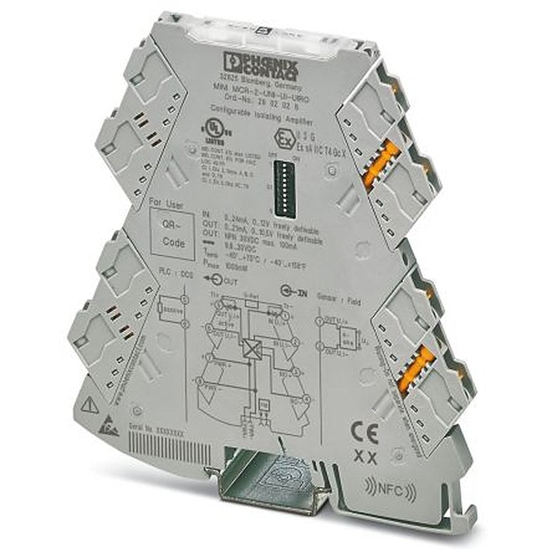 Phoenix Contact MINI MCR Series Signal Conditioner, Current/Voltage Input, Transistor Output, 30V dc, 9.6 V dc Supply,