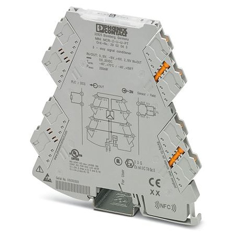 Phoenix Contact MINI MCR Series Signal Conditioner, Voltage Input, Voltage Output, 30V dc, 9.6 V dc Supply, ATEX