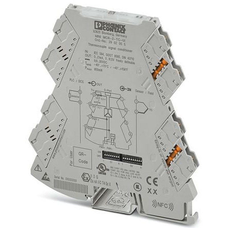 Phoenix Contact MINI MCR Series Signal Conditioner, Thermocouple Input, Current/Voltage Output, 30V dc, 9.6 V dc Supply,