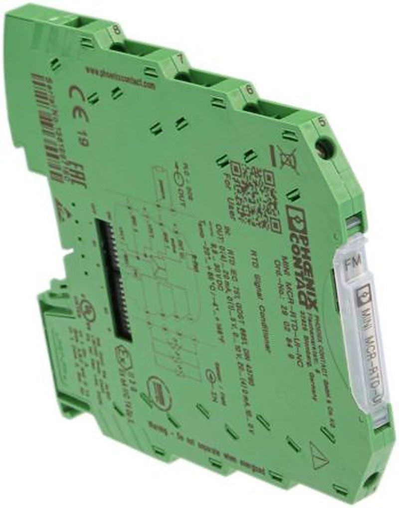 Phoenix Contact 3RS7025 Series Signal Conditioner, RTD Input, Current/Voltage Output, 30V dc, 9.6 V dc Supply, ATEX
