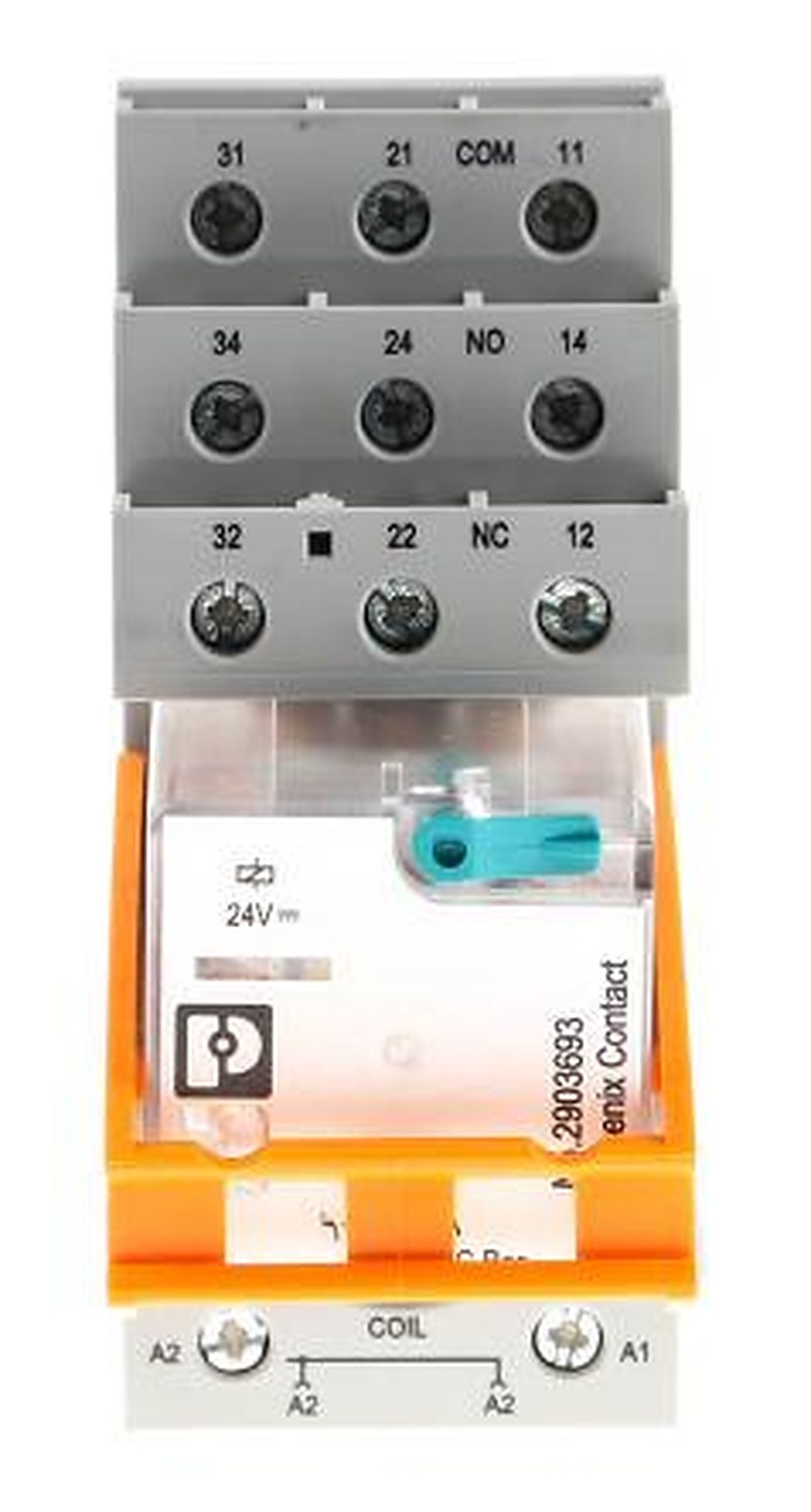 Phoenix Contact RIF-3-RSC-LDP-24DC/3X21 Series Relay Module, DIN Rail, 24V dc Coil, 3PDT