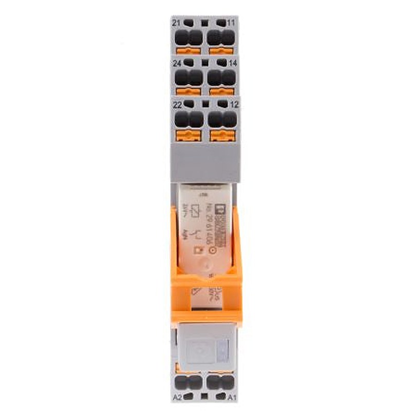 Phoenix Contact DIN Rail Power Relay, 24V ac Coil, 10A Switching Current, SPDT