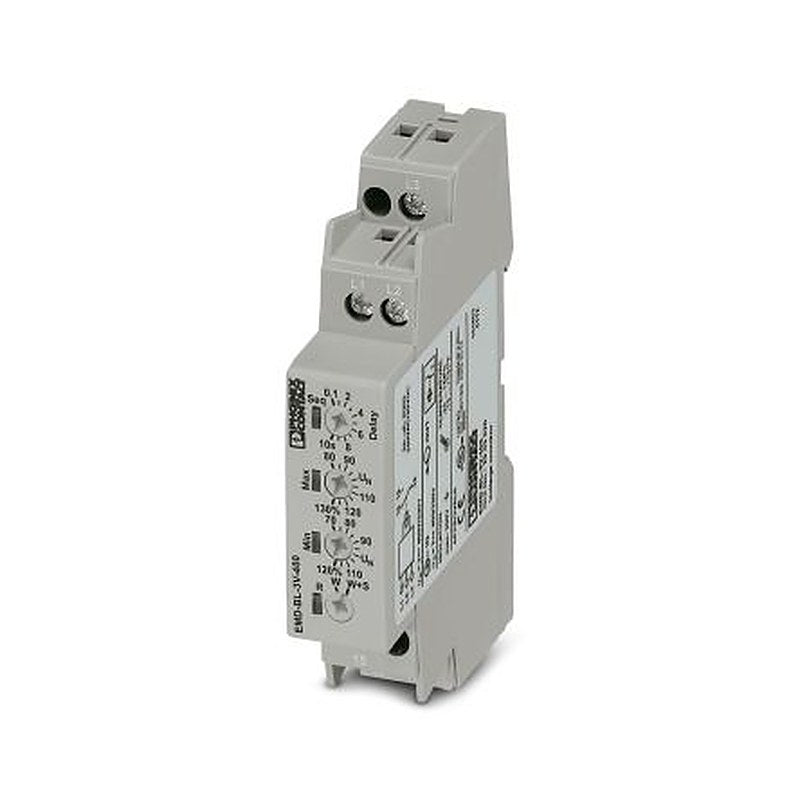 Phoenix Contact Monitoring Relay, 3 Phase, 280/519 V ac Monitor Range, DIN Rail, 400V ac