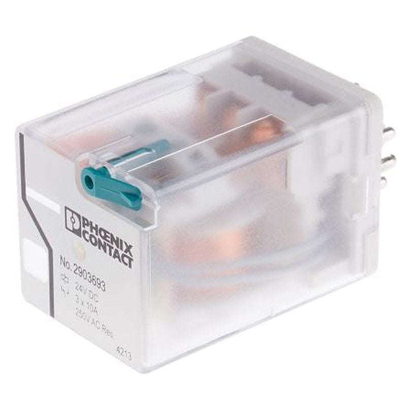 Phoenix Contact PCB Power Relay, 24V dc Coil, 30A Switching Current, 3PDT
