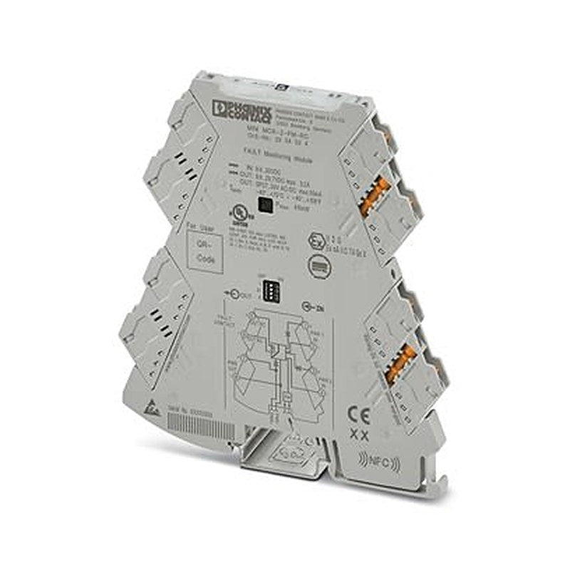 Phoenix Contact 2904504 MINI MCR Series DIN Rail Terminal Block Grey, 2.5mm², Screw