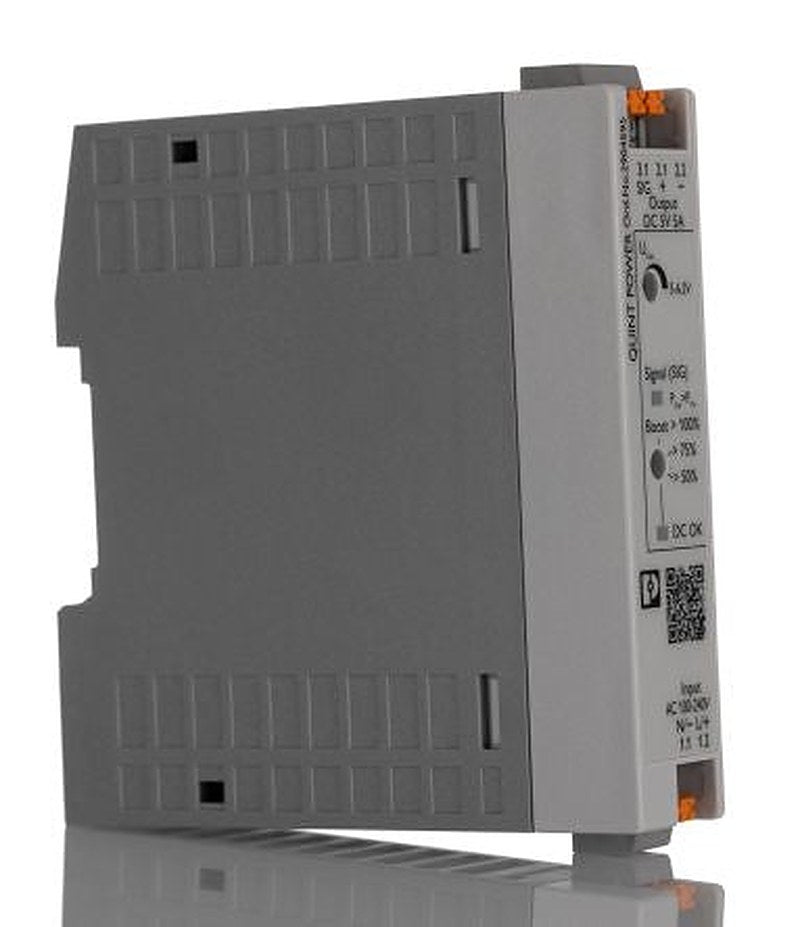 Phoenix Contact QUINT POWER Power Supply DIN Rail Power Supply 250V ac/dc AC/DC Input 5V dc, 5 A Output DC 40 W