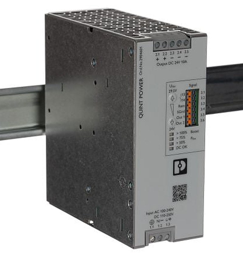 Phoenix Contact QUINT POWER Switched Mode DIN Rail Power Supply 240V ac AC Input 29.5V dc, 10 A Output DC 240 W