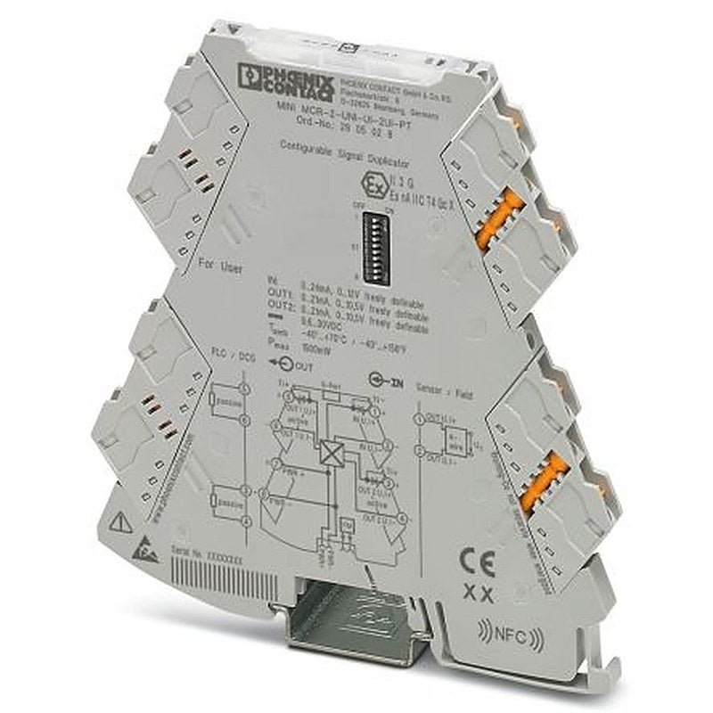 Phoenix Contact MINI MCR Series Signal Conditioner, Current/Voltage Input, Current/Voltage Output, 24V dc Supply, ATEX