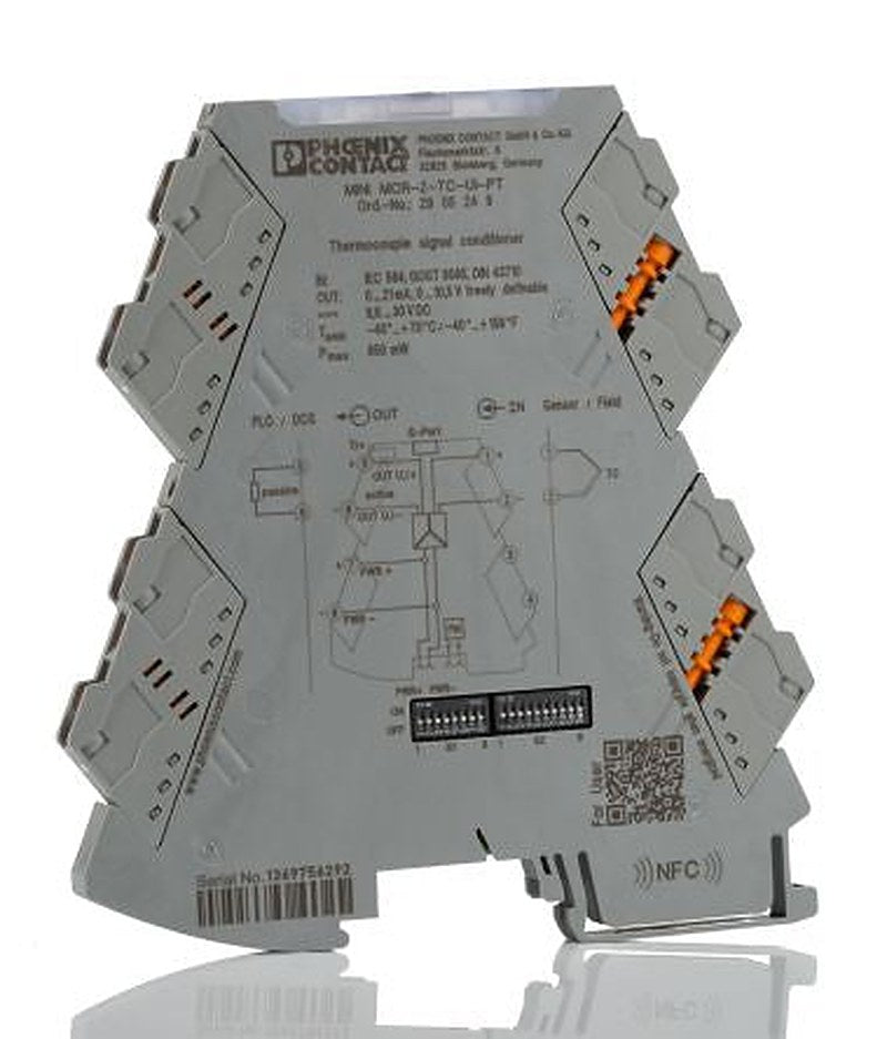 Phoenix Contact MINI MCR Series Signal Conditioner, Thermocouple Input, Current/Voltage Output, 30V dc, 9.6 V dc Supply,