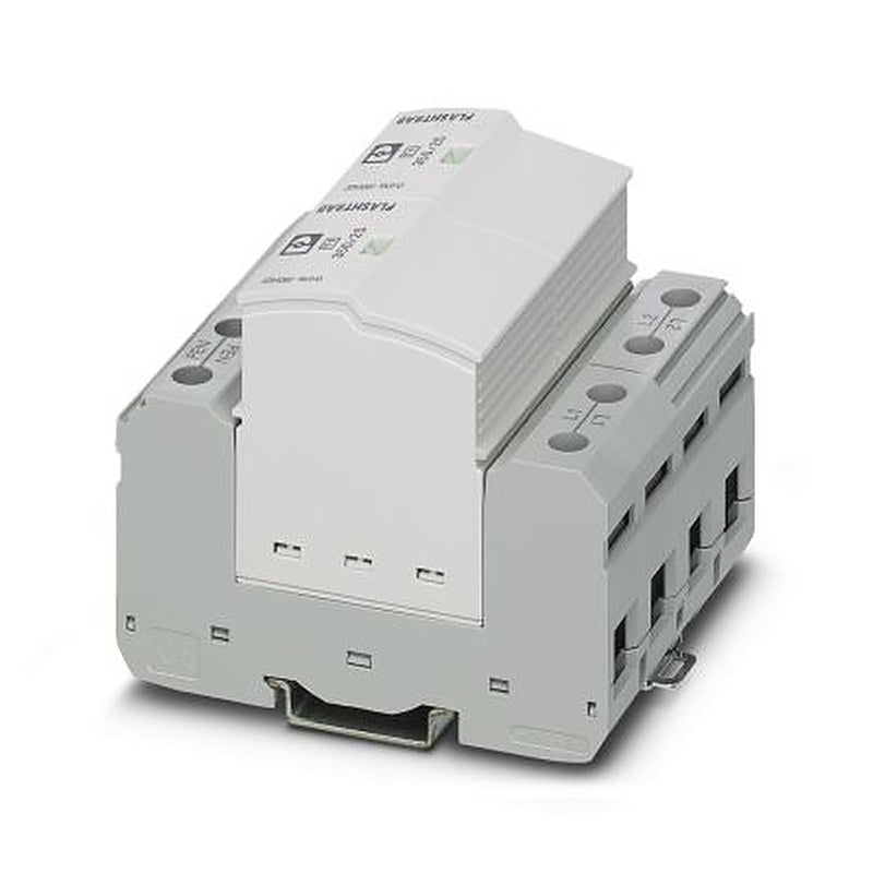 Phoenix Contact 2 Phase Surge Protector, 50 kA, 1.5 kV, DIN Rail