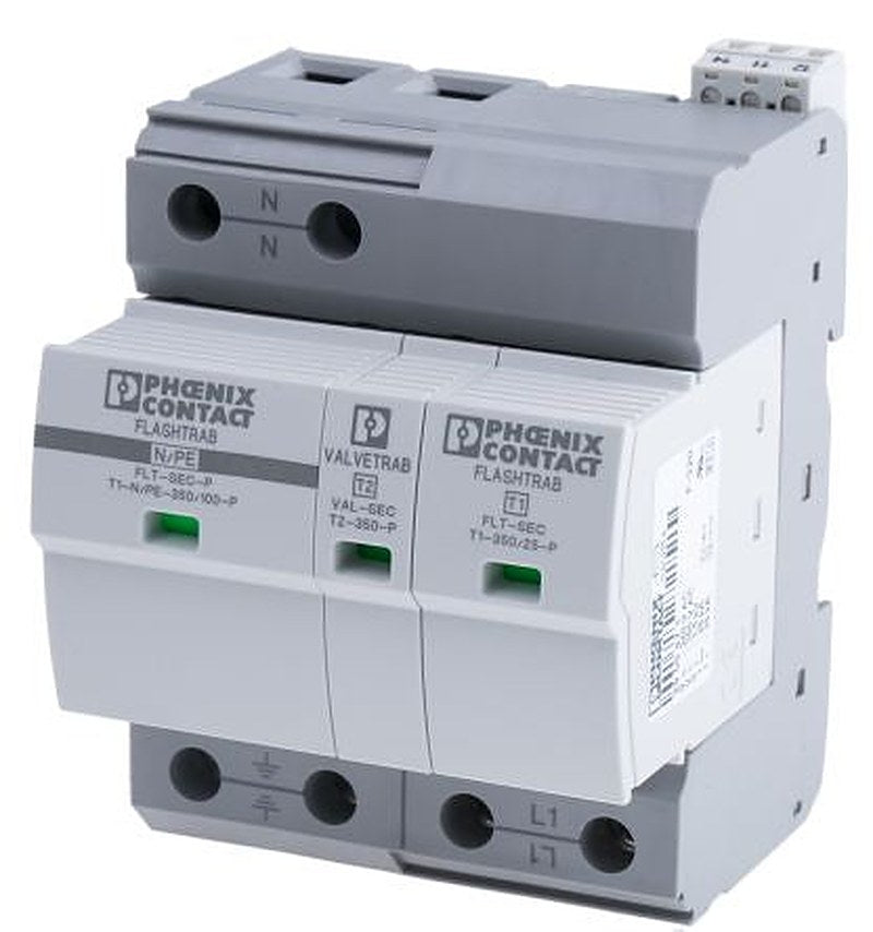 Phoenix Contact 1 Phase Surge Protector, 1.8 kV, DIN Rail