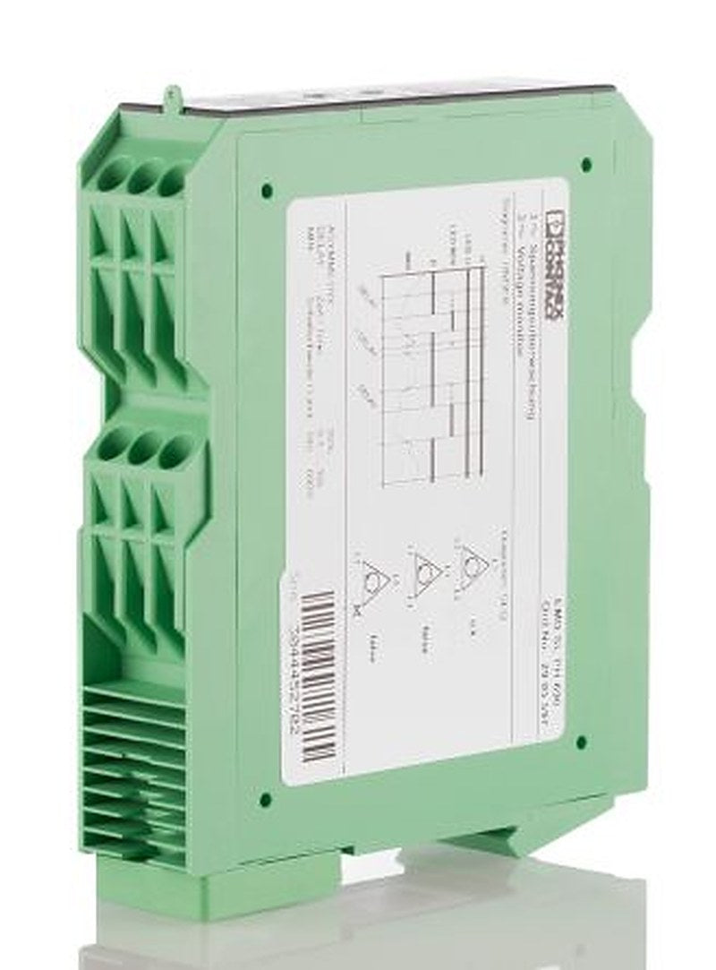 Phoenix Contact Monitoring Relay, 3 Phase, DPDT, DIN Rail, 174V ac, 794 V ac 30 V dc