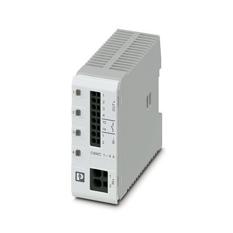 Phoenix Contact CBMC Electronic Circuit Breaker 10A 24V, DIN Rail Type E