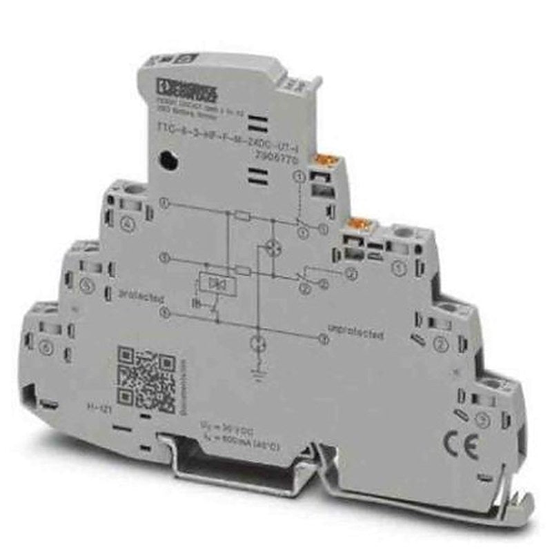 Phoenix Contact Surge Protector, 10 kA, DIN Rail