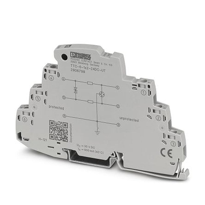 Phoenix Contact Surge Protector, 20 kA, DIN Rail