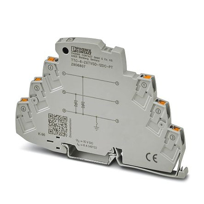 Phoenix Contact Surge Protector, 5 kA, 40 V, DIN Rail