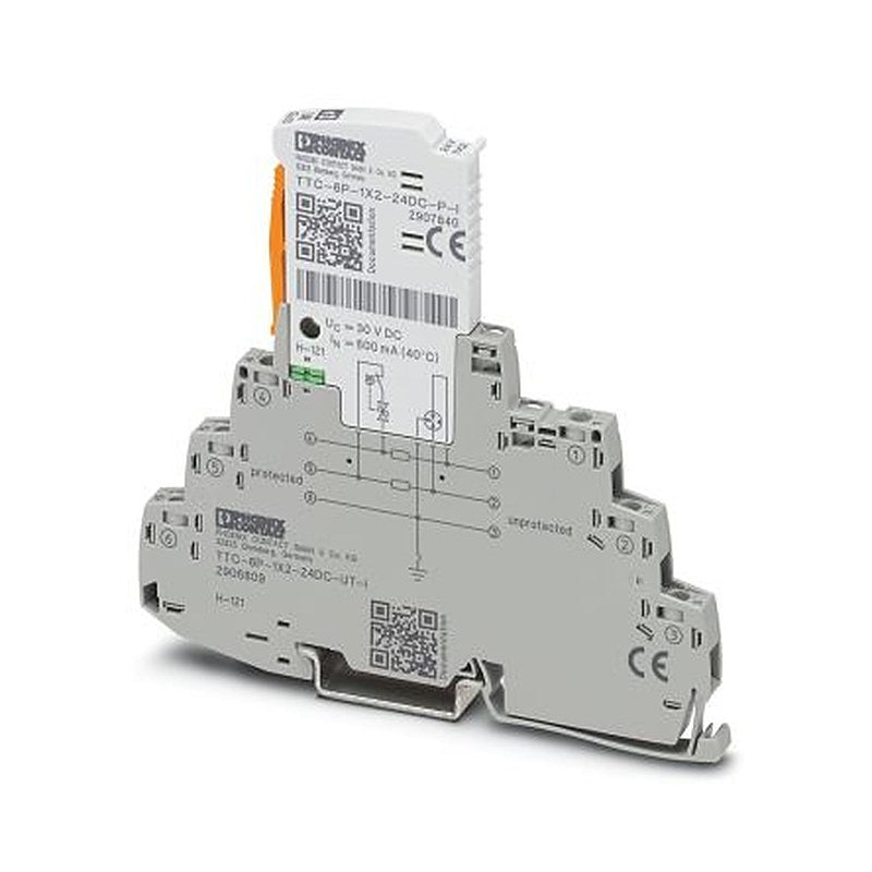 Phoenix Contact Surge Protector, 5 kA, 200 V, DIN Rail