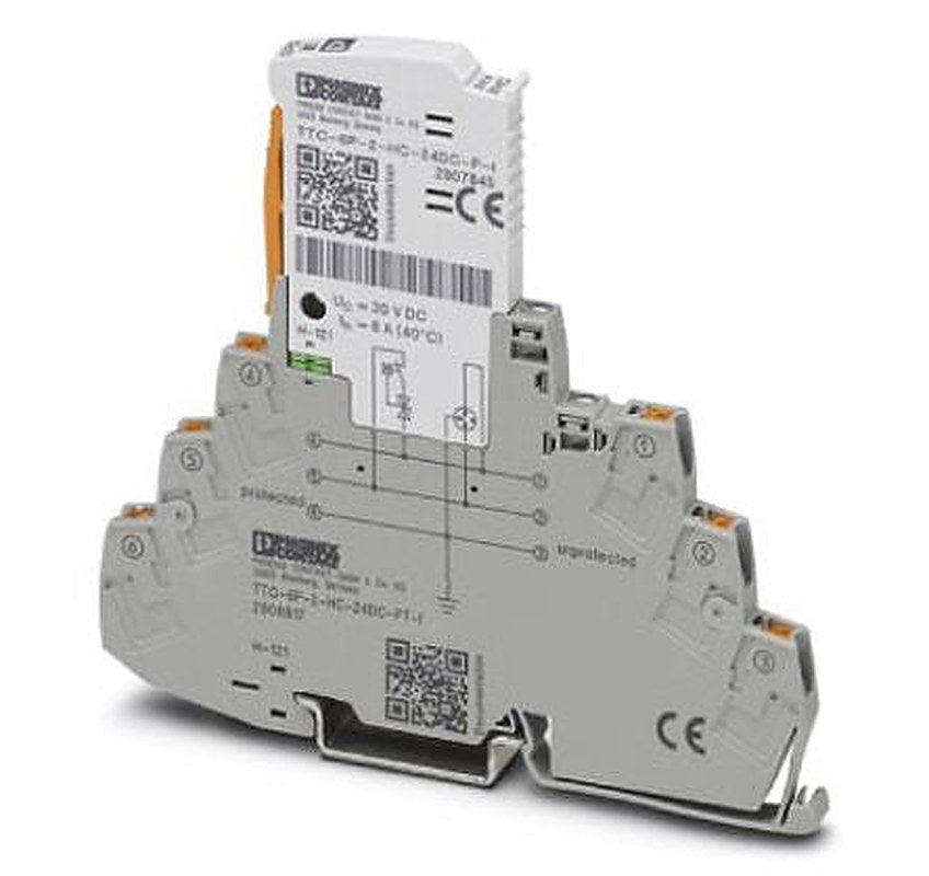 Phoenix Contact Surge Protector, 5 kA, DIN Rail