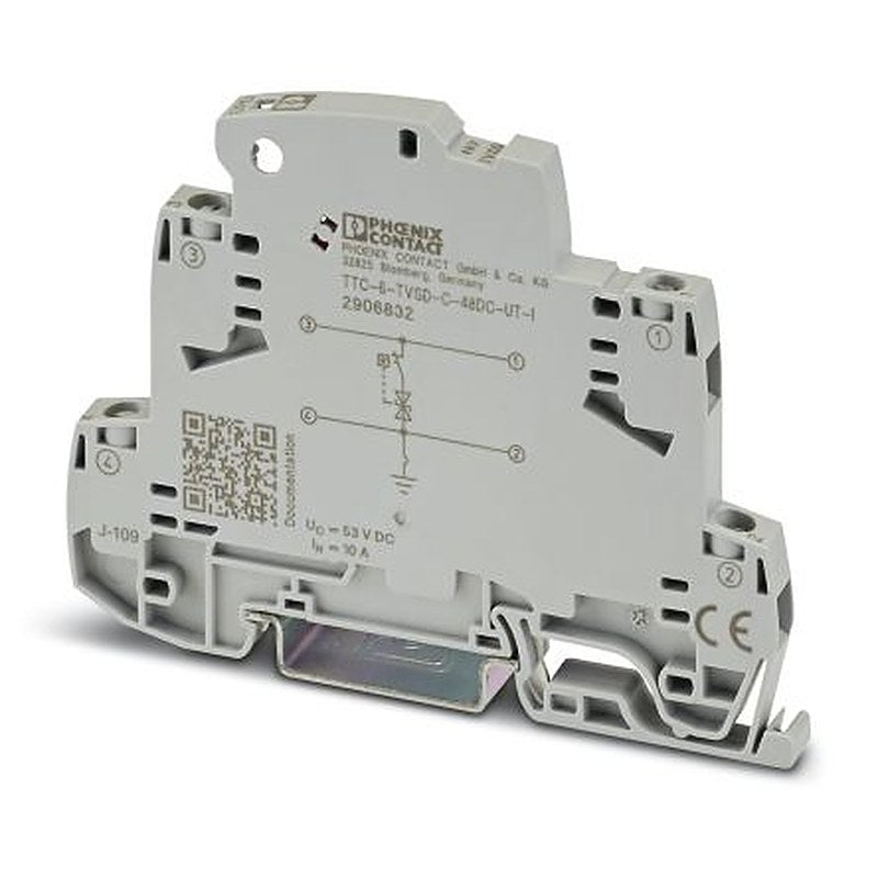Phoenix Contact Surge Protector, 300 A, 80 V, DIN Rail
