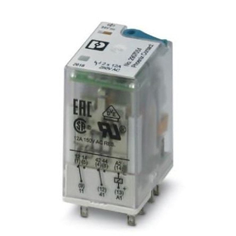 Phoenix Contact PCB Power Relay, 24V dc Coil, 12A Switching Current, DPDT