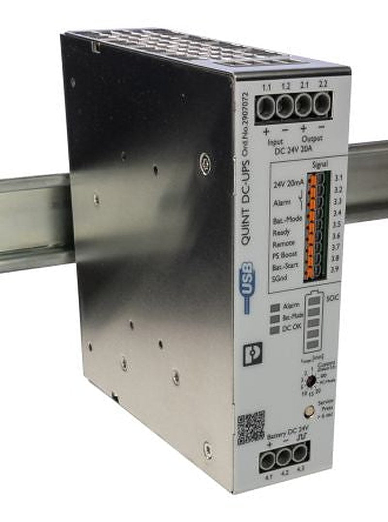 Phoenix Contact 18V dc, 30 V dc Input DIN Rail Uninterruptible power supply, QUINT4 738 W QUINT UPS