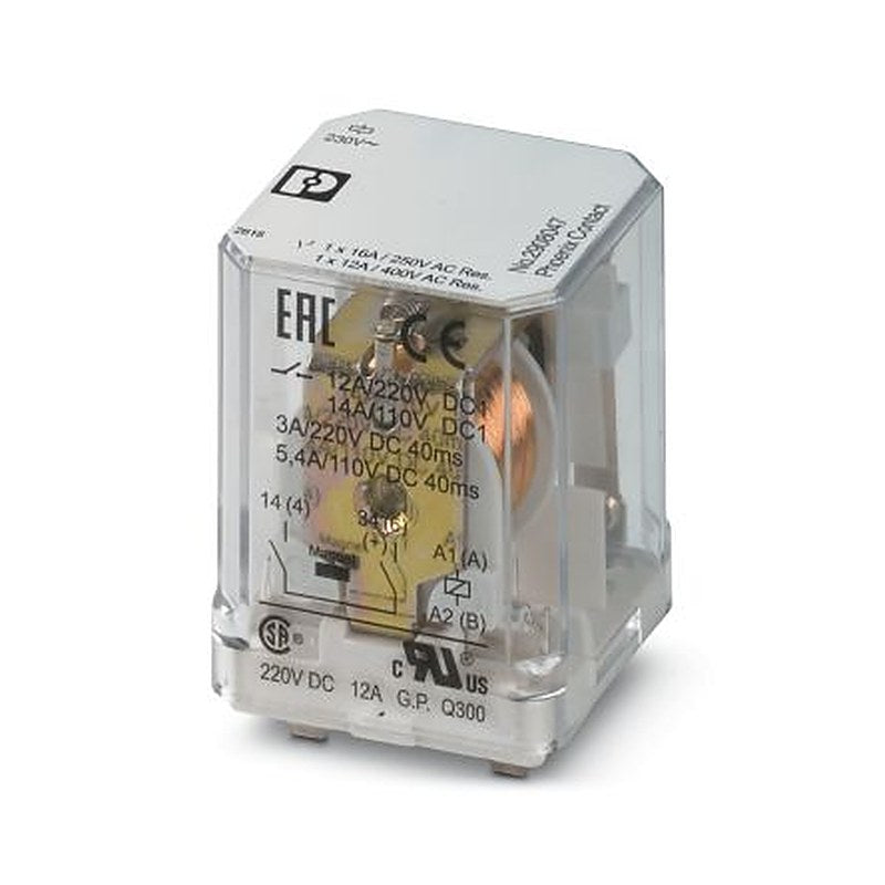 Phoenix Contact DIN Rail Power Relay, 230V ac Coil, 16A Switching Current, 1 NO