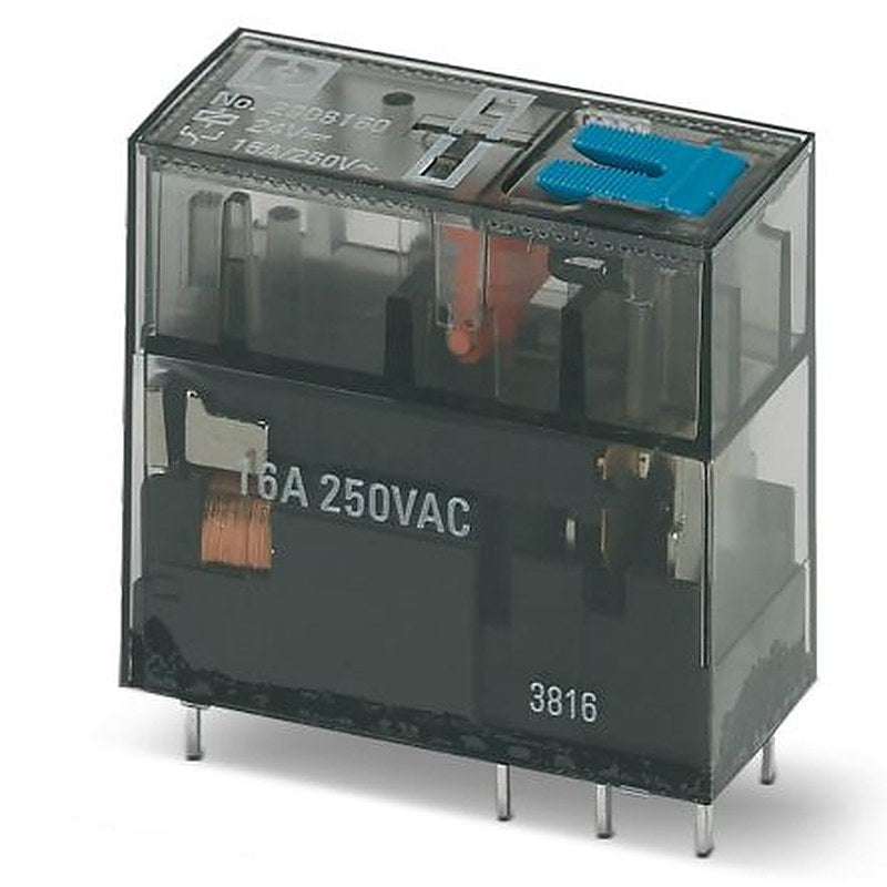 Phoenix Contact DIN Rail Power Relay, 24V dc Coil, 16A Switching Current, SPDT