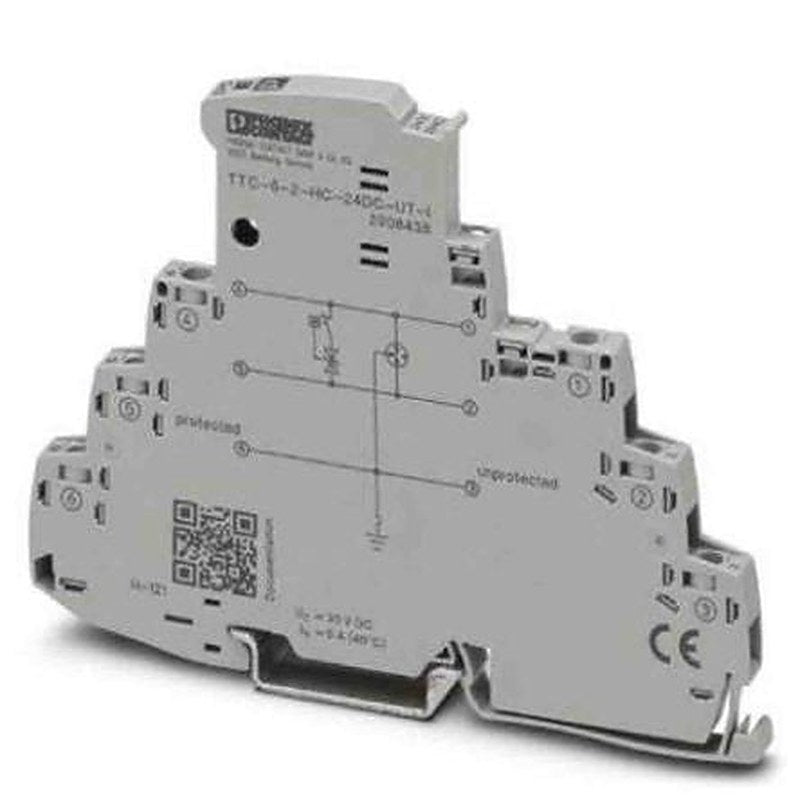 Phoenix Contact 2 Phase Surge Protector, 5 kA, DIN Rail