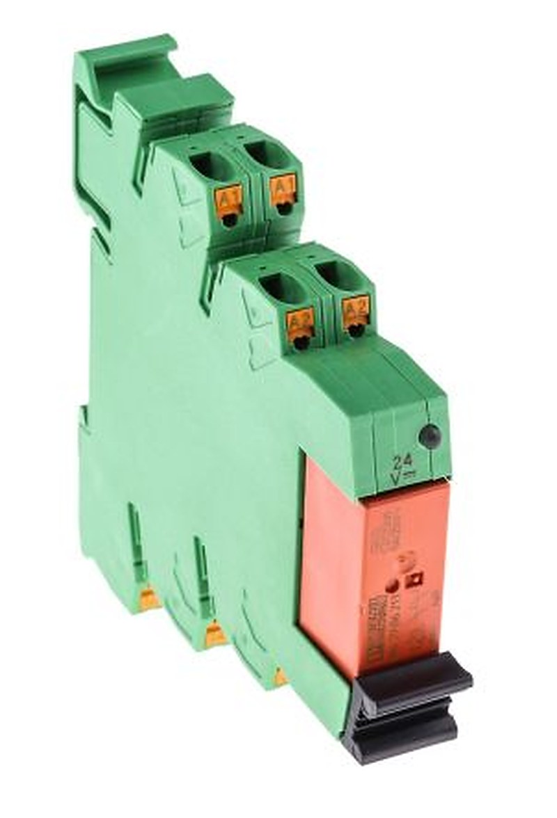 Phoenix Contact PLC-RPT- 24DC/21-21/EX Series Interface Relay, DIN Rail, 24V dc Coil, DPDT, 18mA